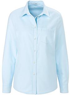 Bluse Hemdkragen Peter Hahn blau von Peter Hahn