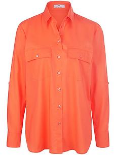 Bluse Hemdkragen Peter Hahn orange von Peter Hahn