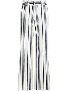 Hose Passform Barbara Peter Hahn weiss