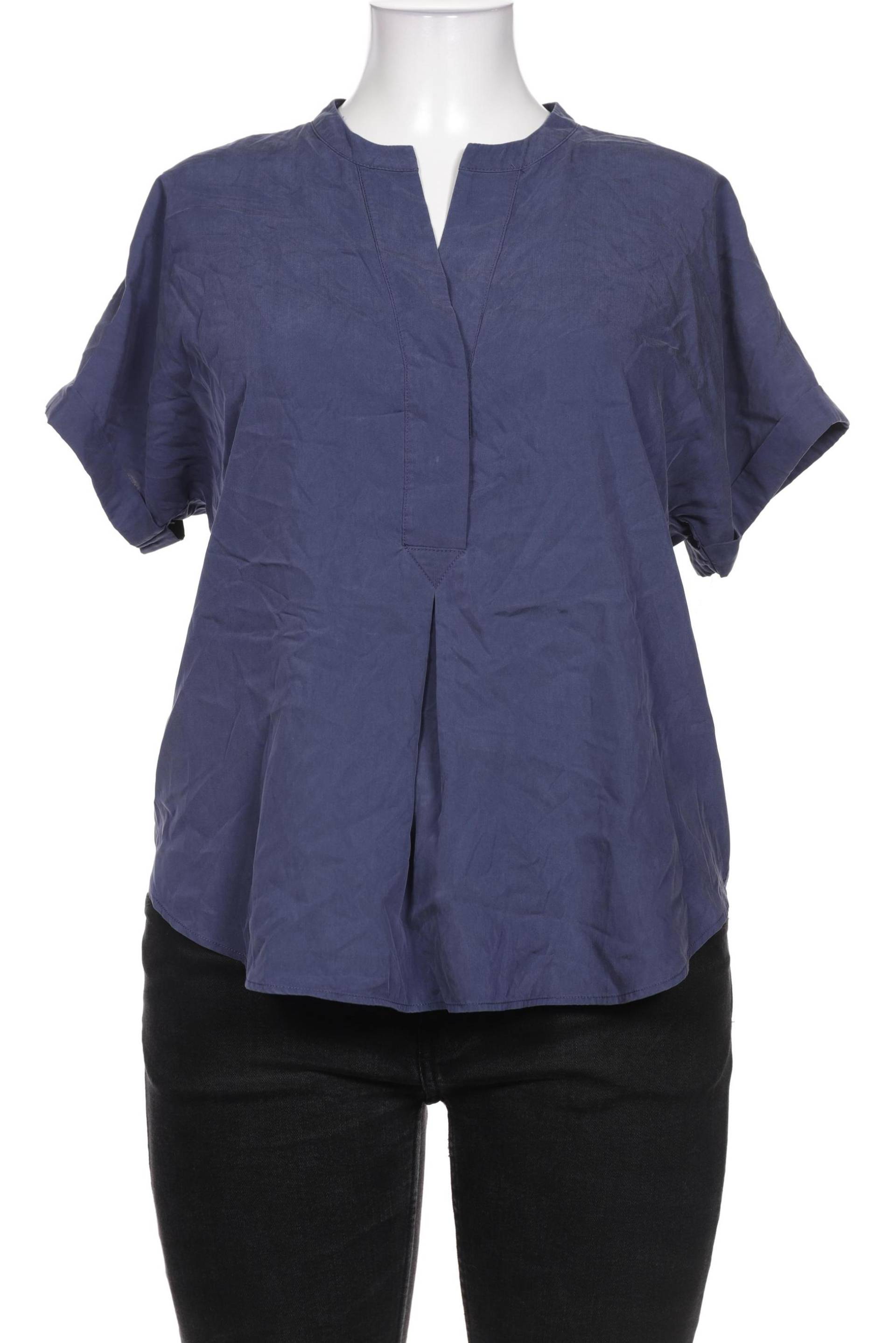 Peter Hahn Damen Bluse, blau von Peter Hahn