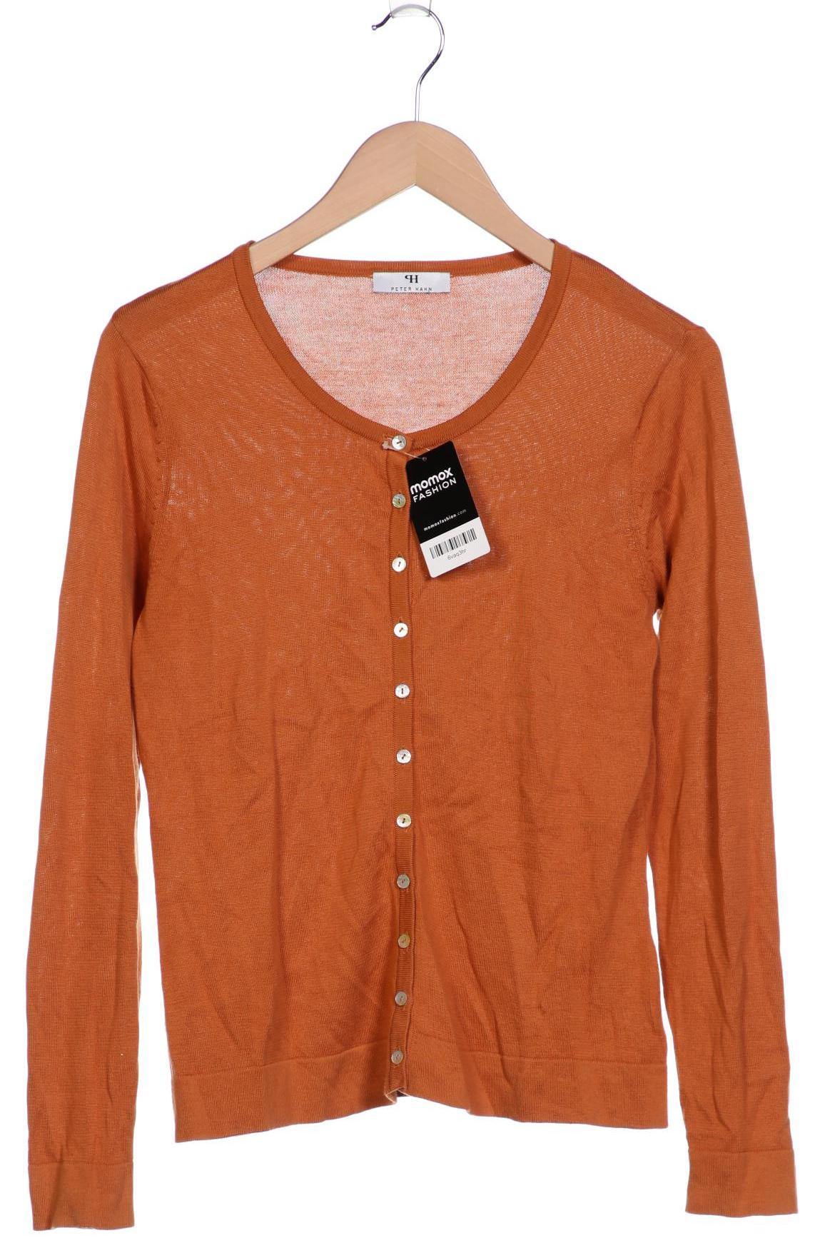 Peter Hahn Damen Strickjacke, orange, Gr. 38 von Peter Hahn