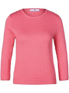 Rundhals-Pullover aus 100% Baumwolle Supima Peter Hahn pink von Peter Hahn