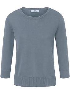 Rundhals-Pullover aus 100% SUPIMA®-­Baumwolle Peter Hahn blau von Peter Hahn
