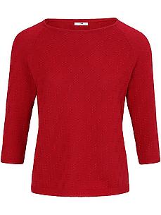 Rundhals-Pullover aus 100% SUPIMA®-Baumwolle Peter Hahn rot von Peter Hahn