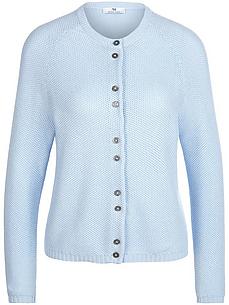 Strickjacke aus 100% Baumwolle Supima Peter Hahn blau von Peter Hahn