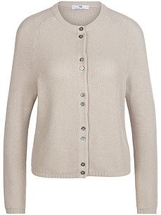 Strickjacke aus 100% Baumwolle Supima Peter Hahn grau von Peter Hahn