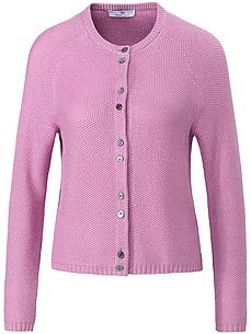 Strickjacke aus 100% Baumwolle Supima Peter Hahn lila von Peter Hahn