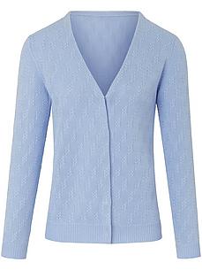 Strickjacke aus 100% SUPIMA®-Baumwolle Peter Hahn blau von Peter Hahn