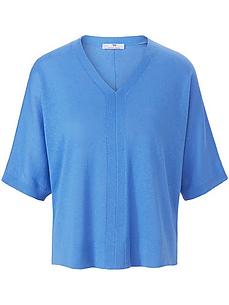 V-Pullover im Oversized-Style Peter Hahn blau von Peter Hahn