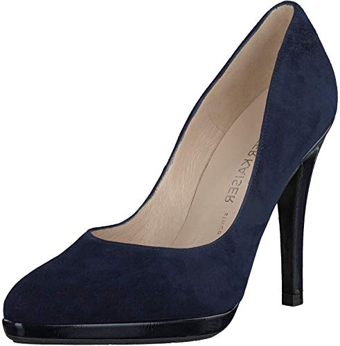 Peter Kaiser Damen Herdi Pumps, Blau (Notte Suede Crakle), 34.5 EU von Peter Kaiser