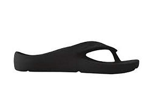 AEQUOS Shark (Flip-Flops) – die Schuhe, die Balance und das Wohlbefinden verbessert., Schwarz - Schwarz - Größe: 37/38 EU von Peter Legwood