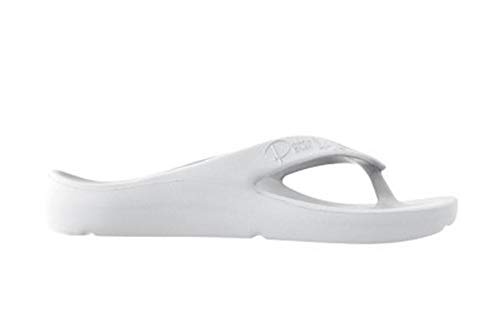 AEQUOS Shark (Flip-Flops) – die Schuhe, die Balance und das Wohlbefinden verbessert., Weiß - Weiß - Größe: 37/38 EU von Peter Legwood