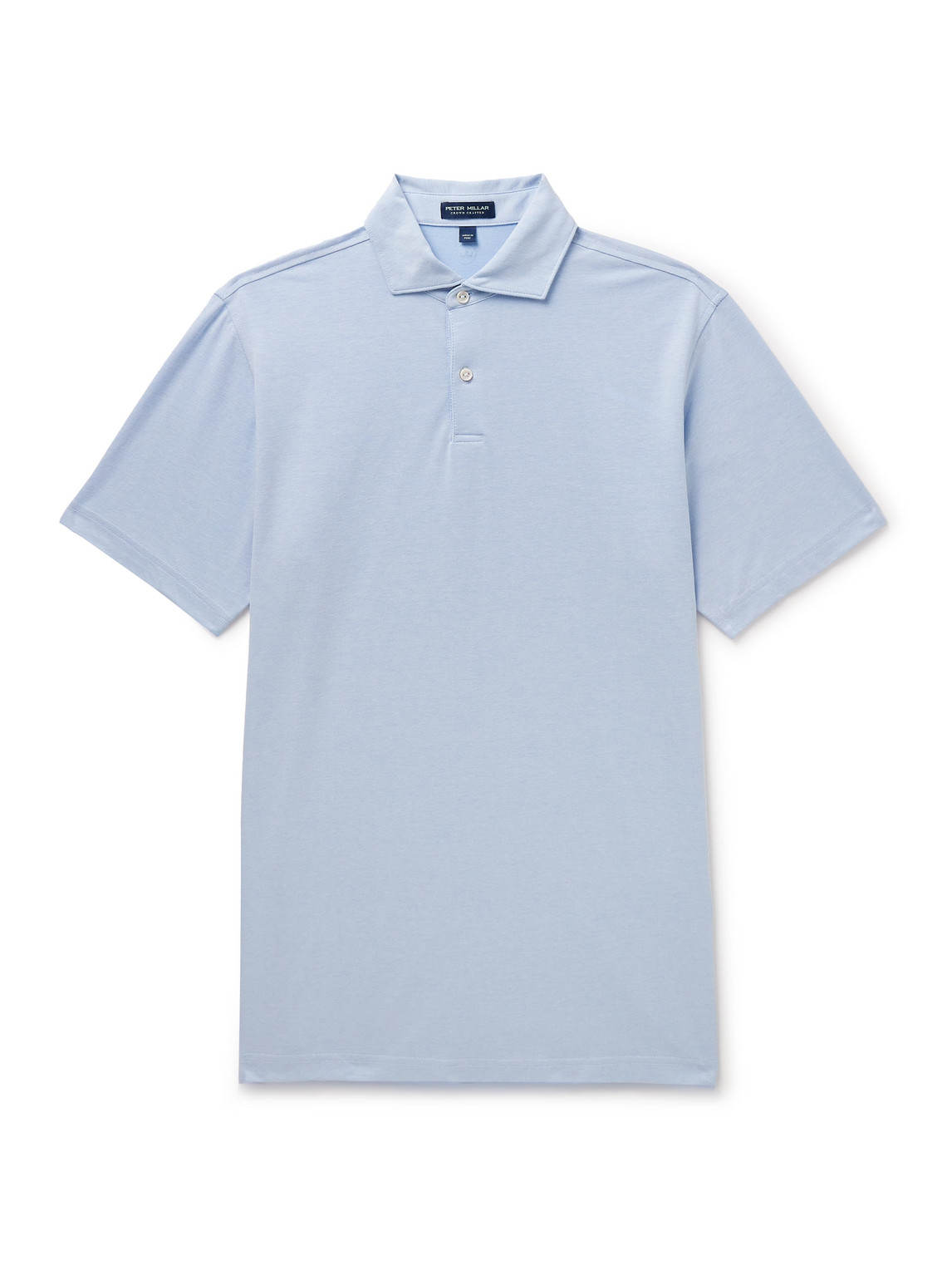 Peter Millar - Albatross Pima Cotton-Blend Piqué Polo Shirt - Men - Blue - XL von Peter Millar