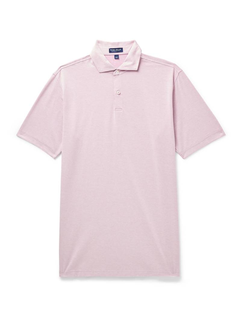 Peter Millar - Albatross Pima Cotton-Blend Piqué Polo Shirt - Men - Pink - L von Peter Millar