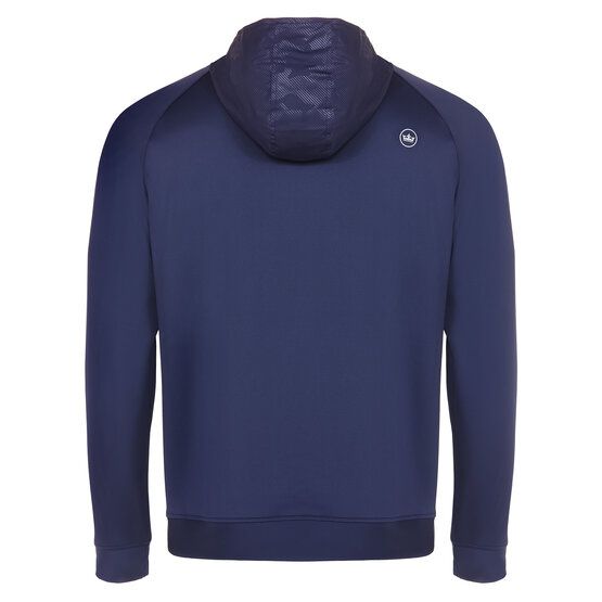 Peter Millar PURSUIT HALF SNAP HOODIE Langarm Windshirt navy von Peter Millar