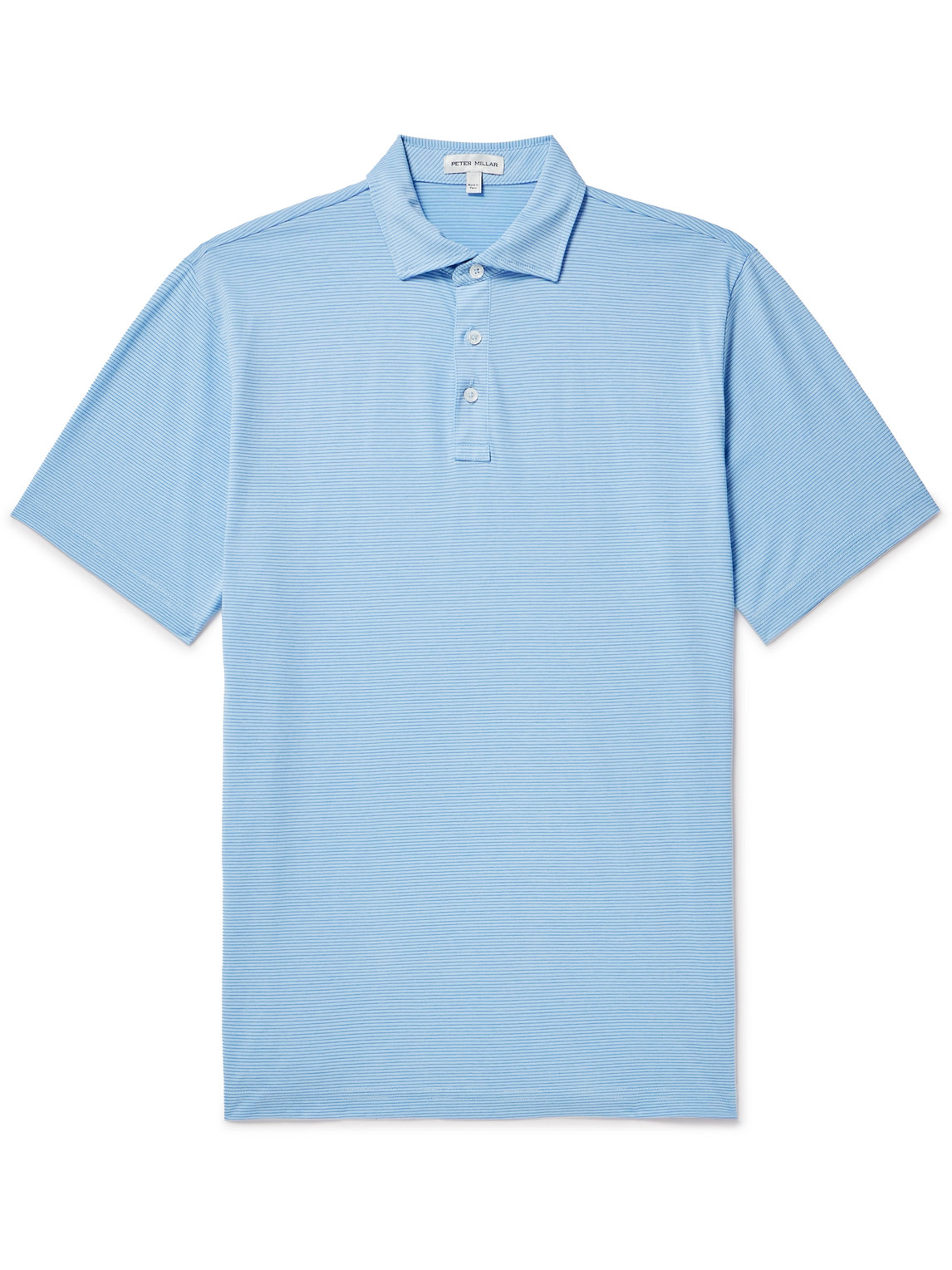 Peter Millar - Pilot Striped Pima Cotton-Jersey Polo Shirt - Men - Blue - XL von Peter Millar