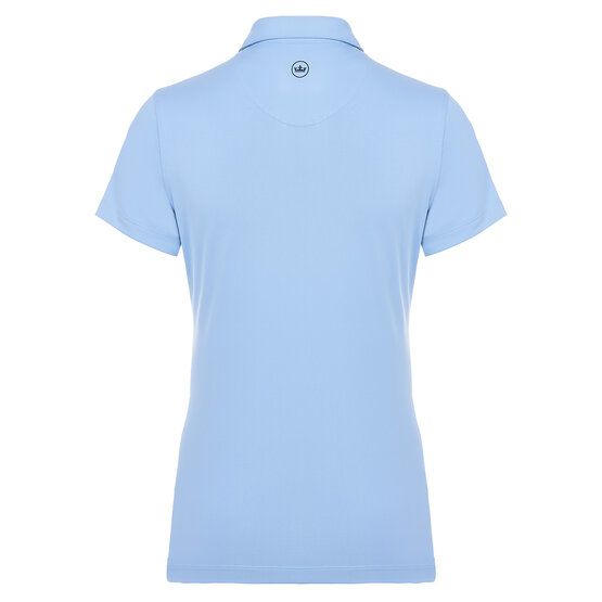 Peter Millar SHORT SLEEVE BUTTON Halbarm Polo hellblau von Peter Millar