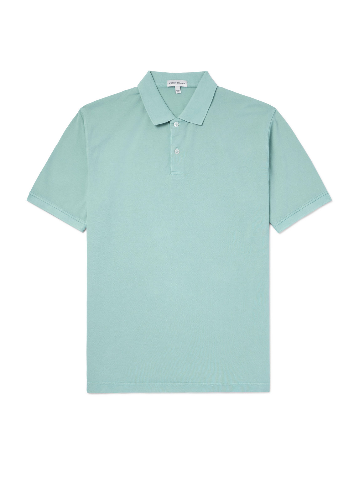 Peter Millar - Sunrise Cotton-Piqué Polo Shirt - Men - Green - L von Peter Millar