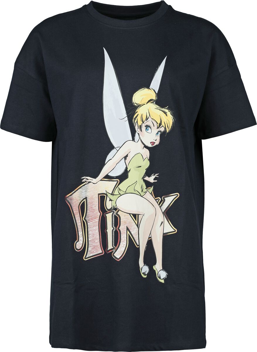 Peter Pan - Disney T-Shirt - Tink - S bis XXL - für Damen - Größe L - blau  - Lizenzierter Fanartikel von Peter Pan