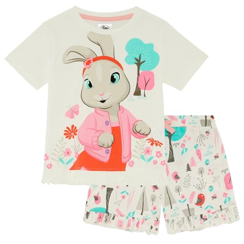 Peter Rabbit Peter Hase Lily Frilly - Schlafanzug mit Kurzarm für Kinder - 100% Baumwolle - 12-18 Monate: 86cm Peter Rabbit Peter Hase Lily Frilly - Schlafanzug mit Kurzarm für Kinder - 100% Baumwolle - 12-18 Monate: 86cm von Peter Rabbit