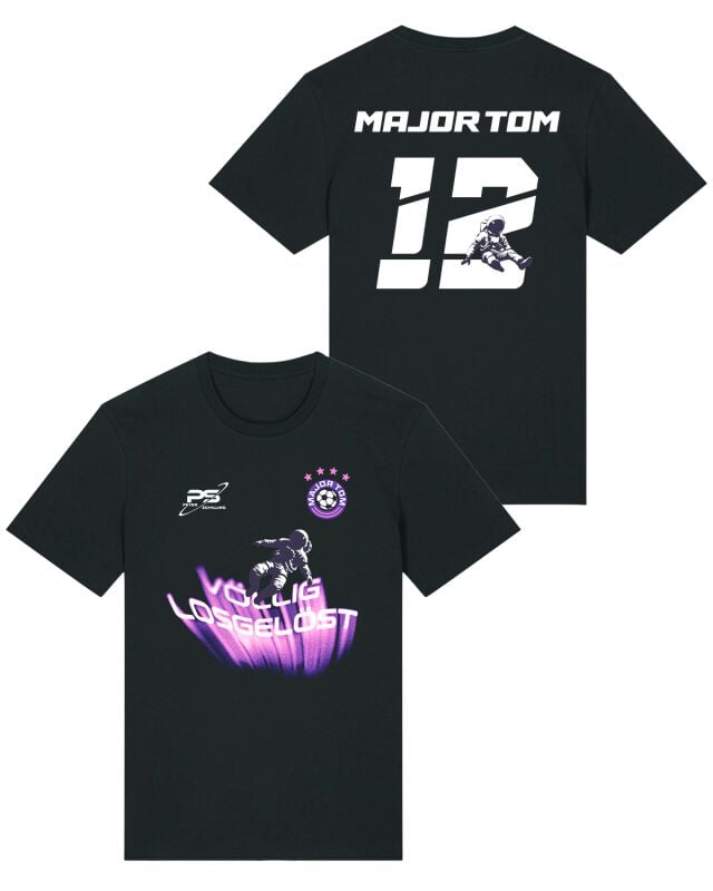 Peter Schilling T-Shirt - Peter Schilling Major Tom (Völlig losgelöst) Fanshirt - Schwarz - S bis 3XL - Größe M - schwarz von Peter Schilling