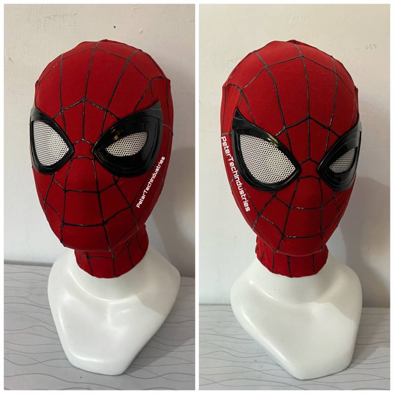 Spiderman Maske Mcu Schiele Linsen Get 2 Paar Kit + 3D Puffy Paint von PeterTechIndustries