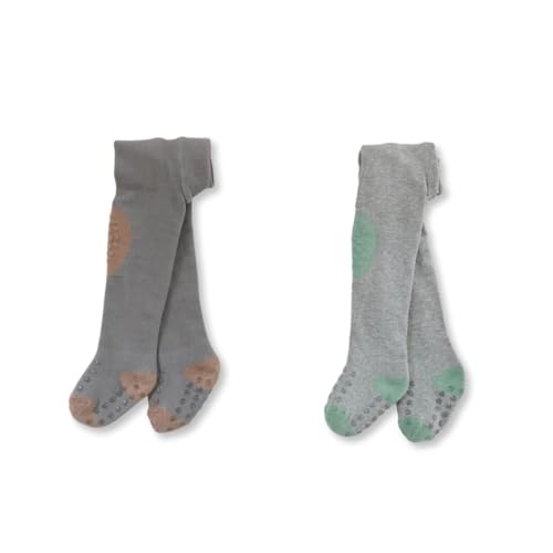 Petinard Label Krabbelstrumpfhose 2er-Pack ABS Sohle für Unisex, Jungs und Mädchen, Strumpfhose mit Anti Rutsch Noppen,krabbelstrumpfhose von Petinard Label