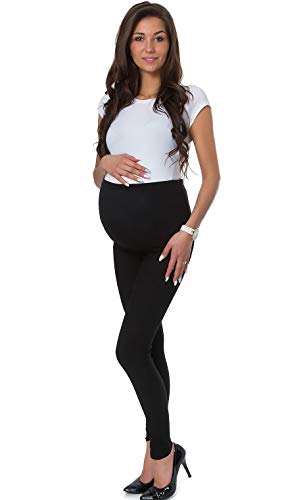 Petit Amour Lange Umstandsleggings Damen Leggings warme für den Winter Baumwolle Farbe: schwarz Größe: L von Petit Amour