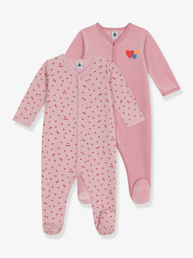 2er-Pack Baby-Schlafanzüge aus Baumwolle PETIT BATEAU von Petit Bateau