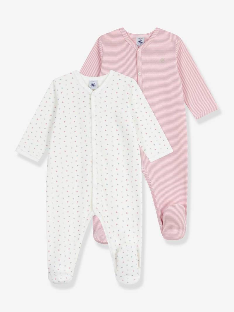 2er-Pack Baby Schlafanzüge aus Baumwolle PETIT BATEAU von Petit Bateau
