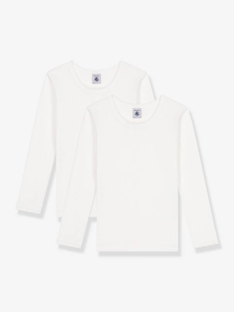 2er-Pack gerippte Kinder Shirts PETIT BATEAU von Petit Bateau