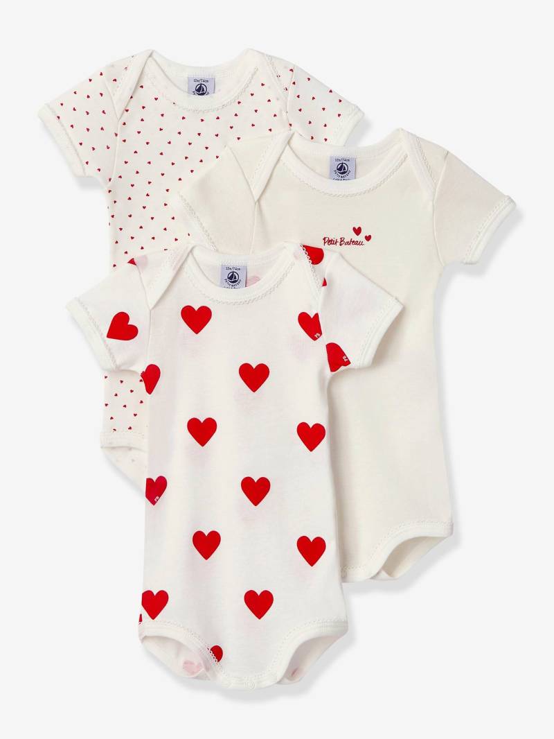 3er-Pack Baby Kurzarmbodys PETIT BATEAU von Petit Bateau