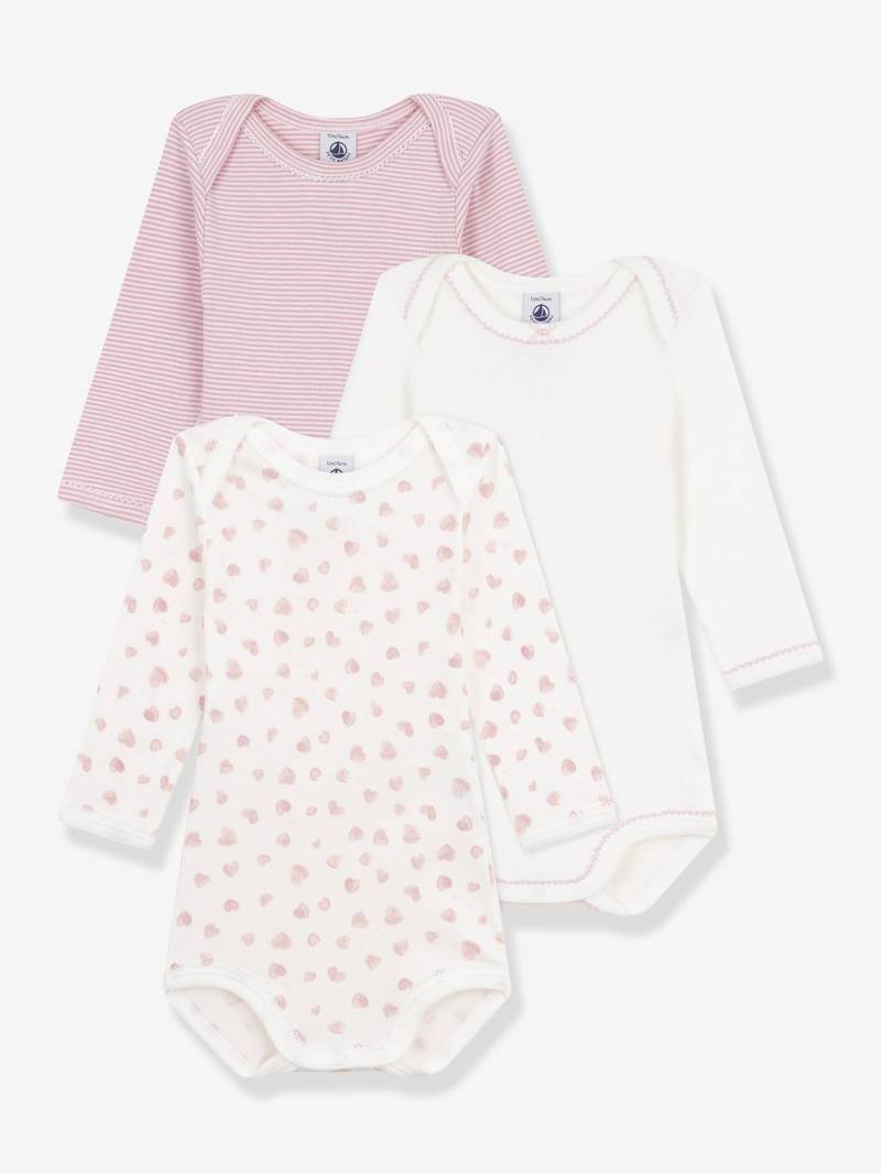 3er-Pack Langarm-Bodys Baby PETIT BATEAU von Petit Bateau