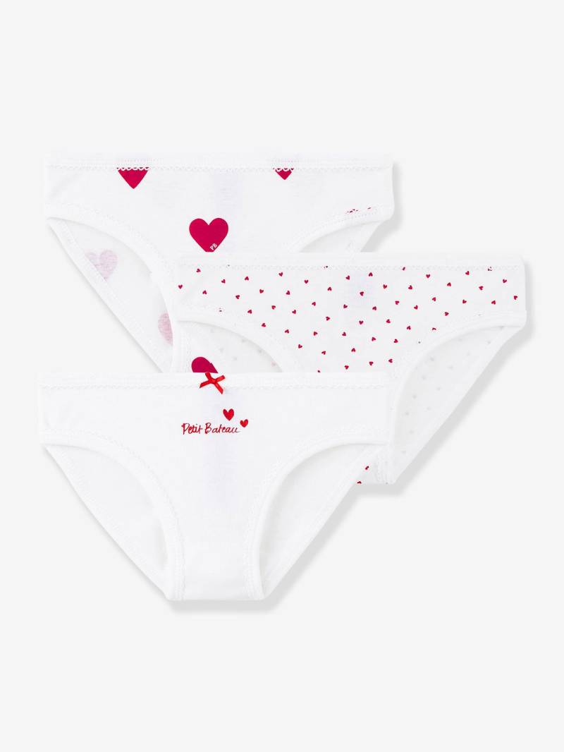3er-Pack Mädchen Slips aus Bio-Baumwolle PETIT BATEAU von Petit Bateau