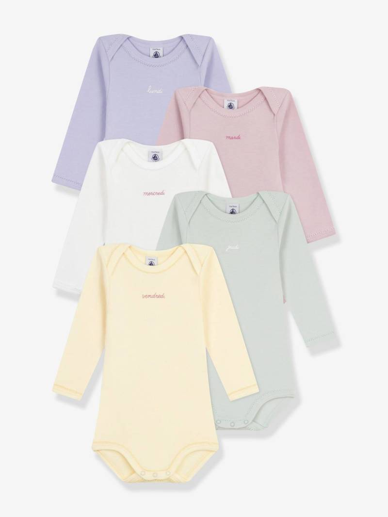 5er-Pack Langarm-Bodys Baby PETIT BATEAU von Petit Bateau