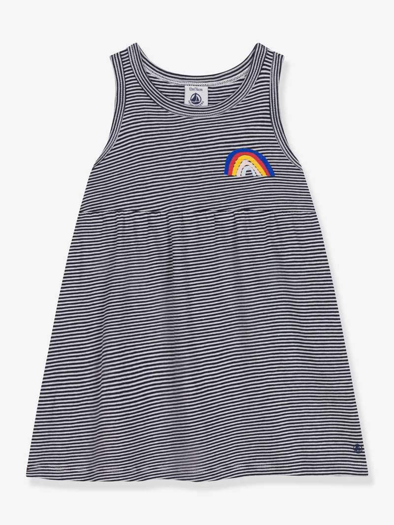 Geripptes Mädchen Baby Sommerkleid PETIT BATEAU von Petit Bateau