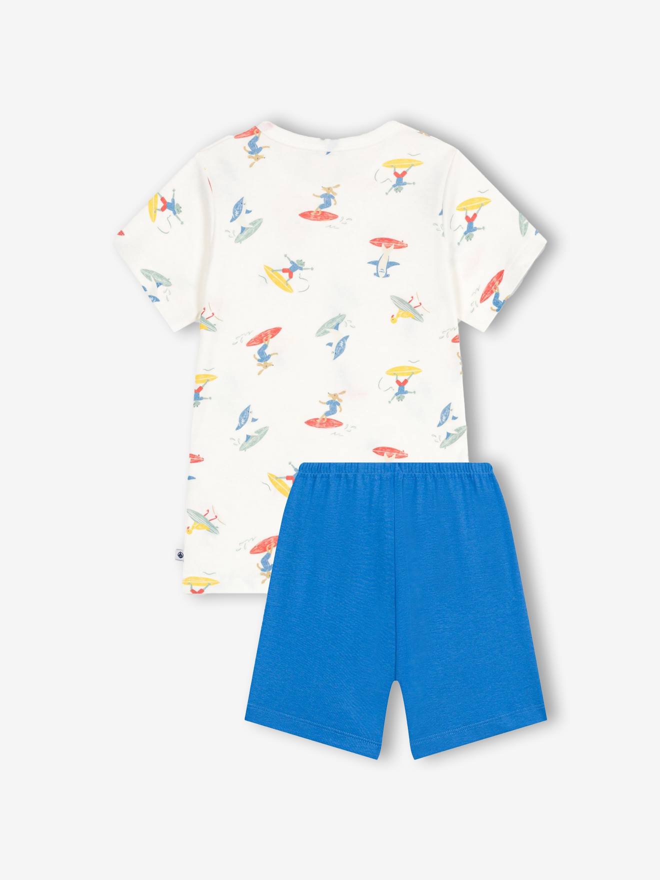 Kinder Sommer-Schlafanzug mit Surfer-Print PETIT BATEAU von Petit Bateau