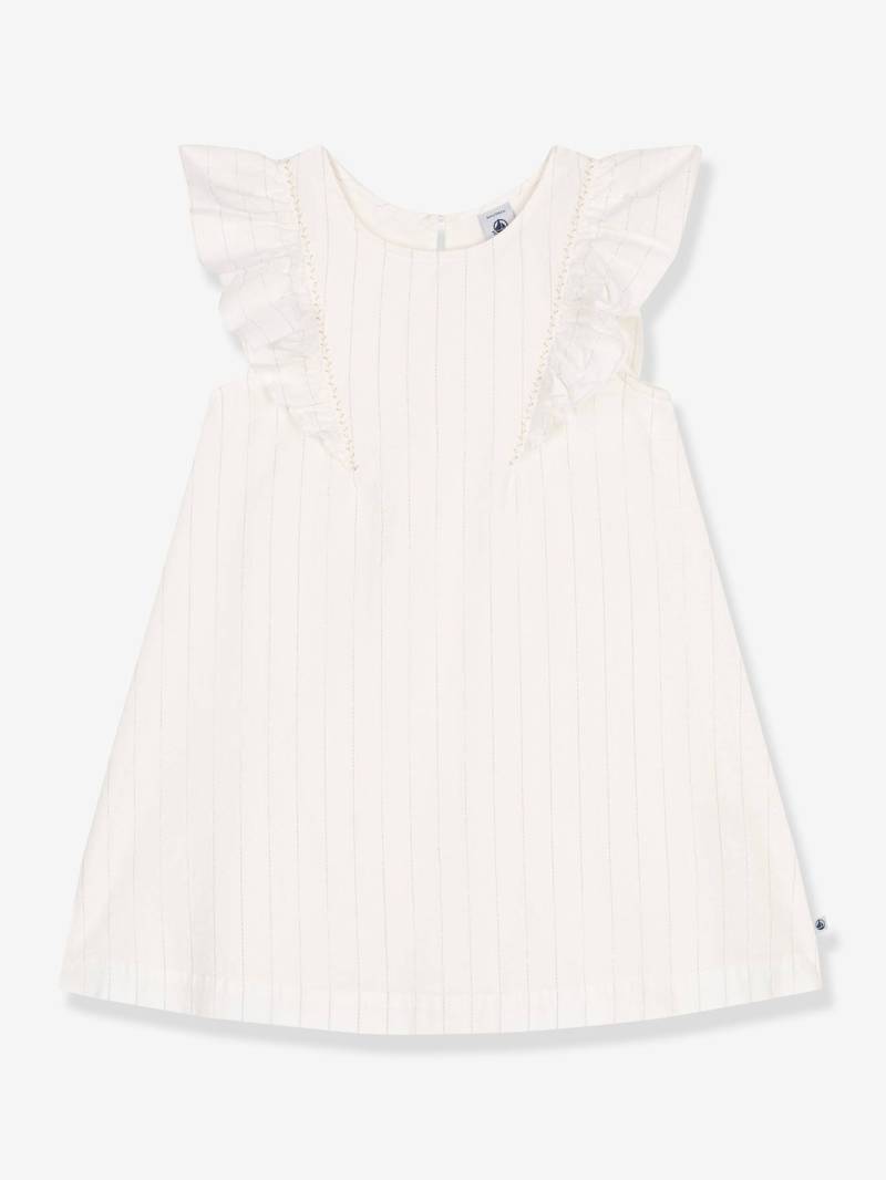 Mädchen Seersucker-Kleid mit kurzen Ärmeln PETIT BATEAU von Petit Bateau
