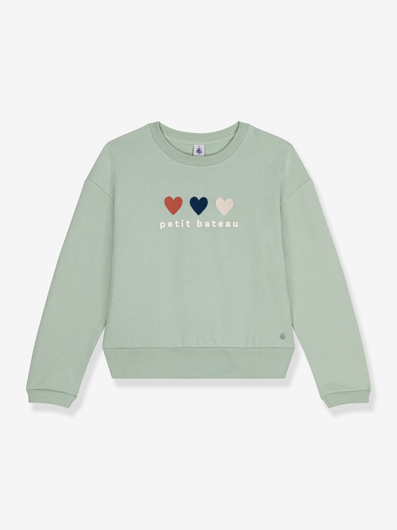 Mädchen Sweatshirt mit Stickerei PETIT BATEAU von Petit Bateau