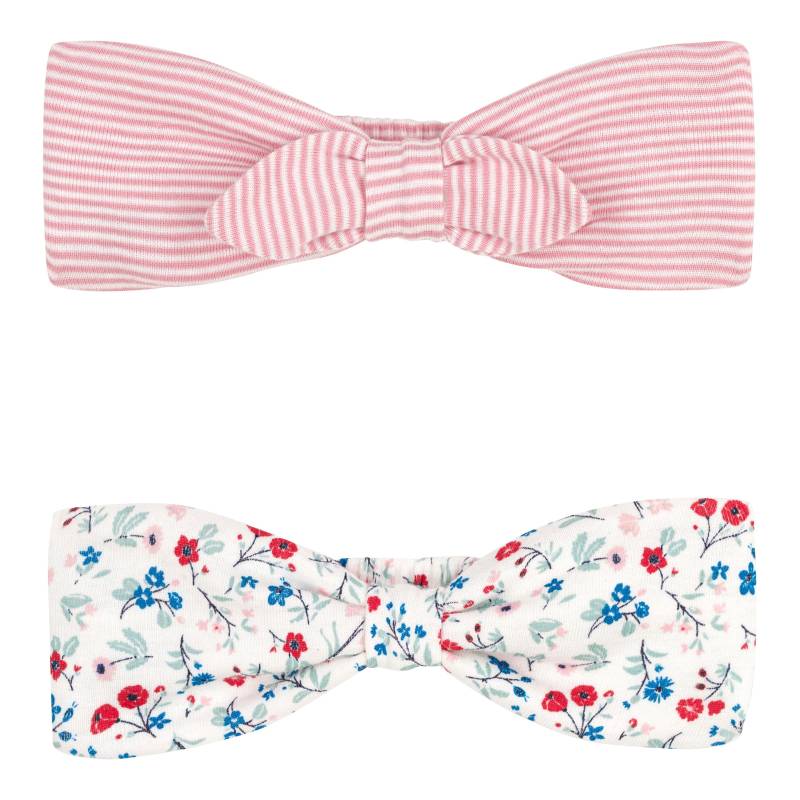 Petit Bateau 2er-Pack Haarbänder Blumen Ringel von Petit Bateau