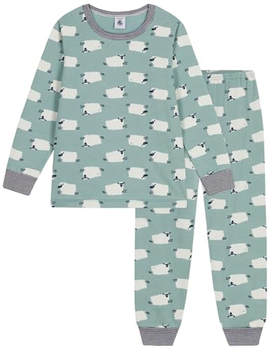 Petit Bateau A0AWA Langarm-Pyjama Jungen Paul/Multico 2 Jahre von Petit Bateau