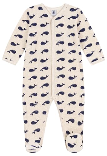 Petit Bateau A0AX3 Langärmliger Schlafanzug Unisex Baby Montelimar/Medieval 24 Monate von Petit Bateau