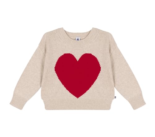 Petit Bateau A0B0V Langarmpullover Mädchen Avalanche/Corrida 3 Jahre von Petit Bateau