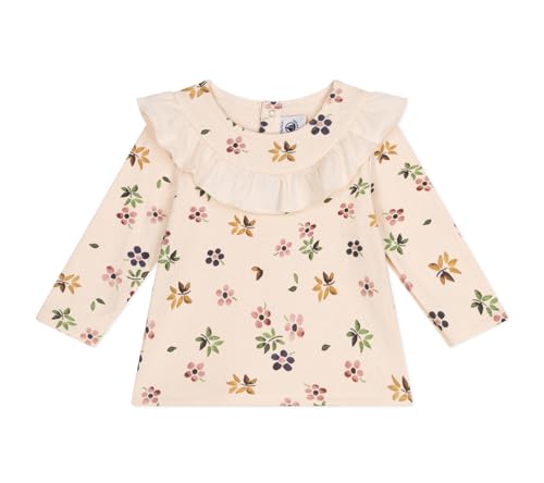 Petit Bateau A0B3C Langarmbluse Baby Mädchen Avalanche/Multico 24 Monate von Petit Bateau
