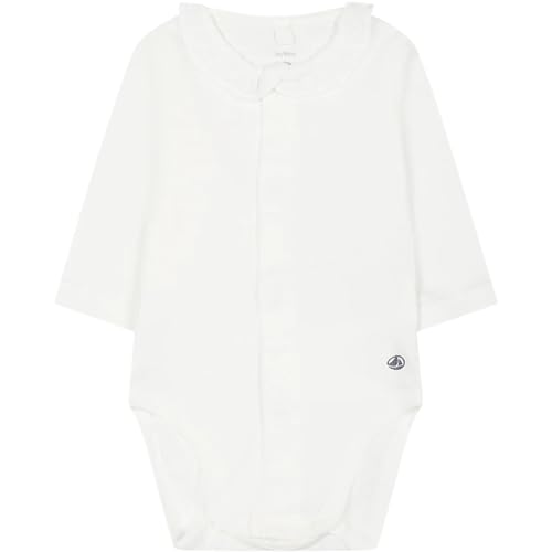 Petit Bateau A0B71 Kurzarm-Body Mit Kragen Baby Mädchen Marshmallow 18 Monate von Petit Bateau