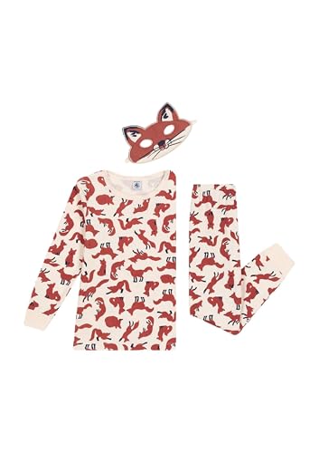 Petit Bateau A0B7K Langarm-Pyjama Und Maske Jungen Avalanche/Multico 10 Jahre von Petit Bateau