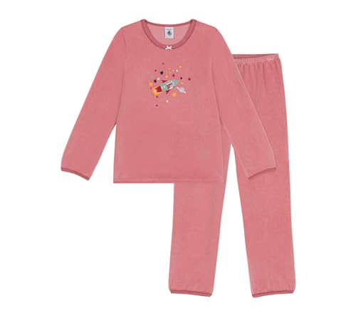 Petit Bateau A0B83 Langarm-Pyjama Mädchen Rosewood 8 Jahre von Petit Bateau