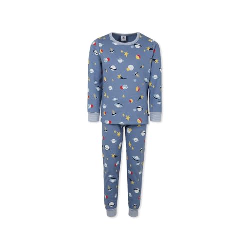 Petit Bateau A0B88 Langarm-Pyjama Jungen Beach/Multico 3 Jahre von Petit Bateau