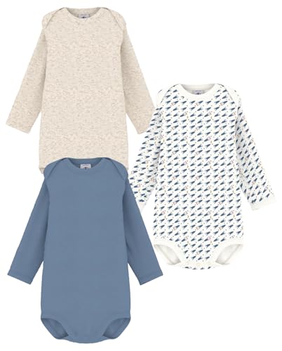 Petit Bateau A0BEE Langarm-Bodys Unisex Baby Variante 1 3 Jahre von Petit Bateau
