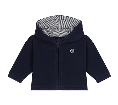 Petit Bateau A0BFK Langarm-Sweatshirt Baby Jungen Smoking 18 Monate von Petit Bateau
